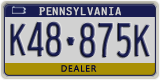 Pennsylvania, Dealer (A12-345A)