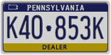 Pennsylvania, Dealer (A12-345A)