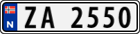 License plate of Norway, Trailers, motorcycles, special vehicles