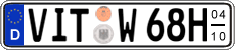 German license plate, Seasonal plates (Oldtimers)