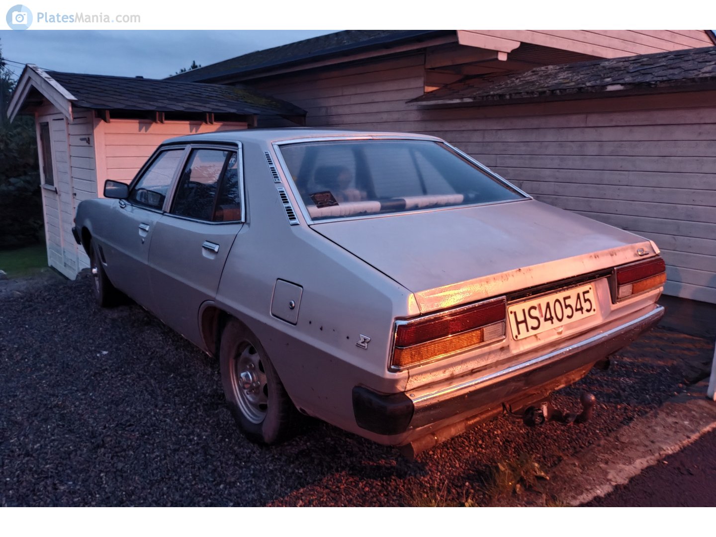 HS 40545, Mitsubishi Galant 3rd gen (Sigma) Sedan (A120/A130), 1976–1980