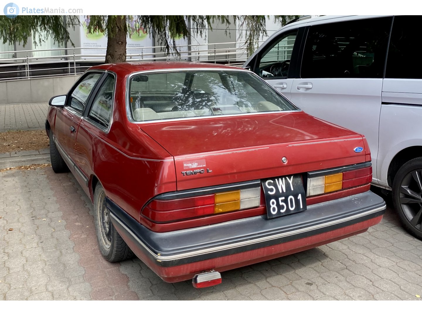 SWY 8501, Ford Tempo 2nd gen 2-door Sedan (66), 1987–1994