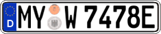 German license plate, Electric vehicles