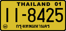 License plate of Thailand, Trucks and buses