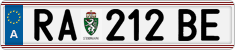 License plate of Austria, Regular plates