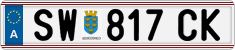License plate of Austria, Regular plates