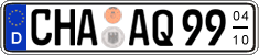 German license plate, Seasonal plates