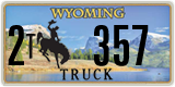 Wyoming, Truck (1(2) 12345)
