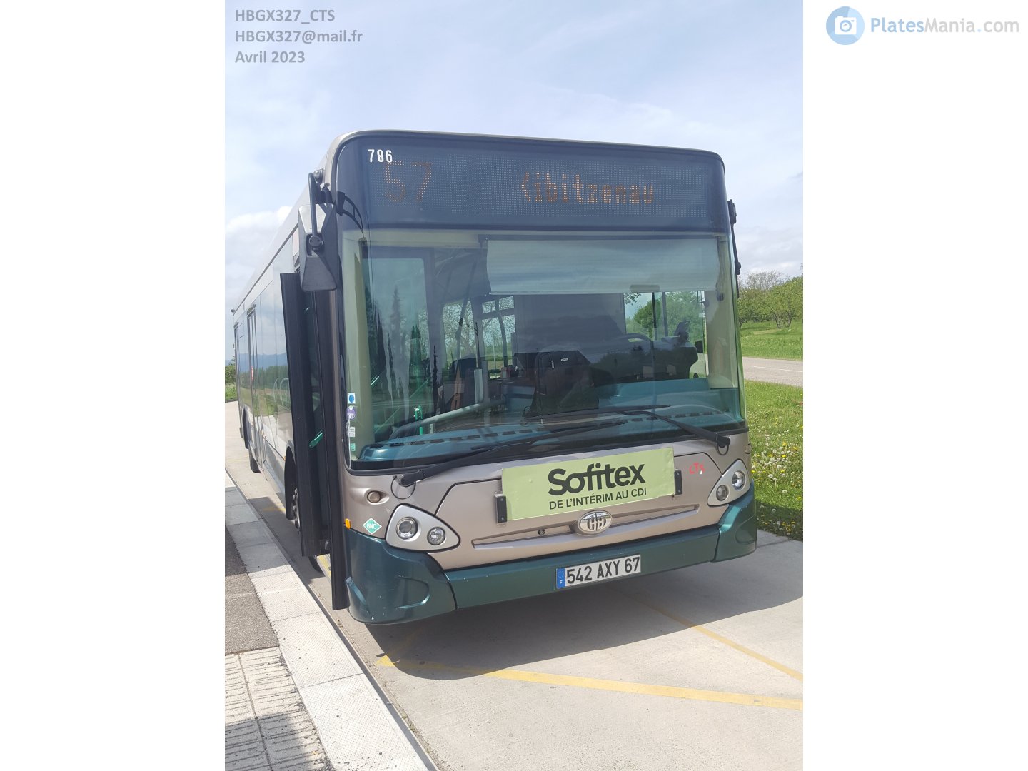 542 AXY 67, Heuliez GX 327 