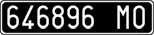 License plate of Italy, Cars (1927 year series)