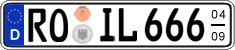 German license plate, Seasonal plates