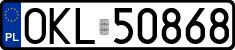 License plates of Poland, Regular car plates