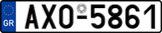 License plate of Greece, Cars