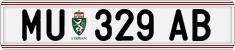 License plate of Austria, Regular plates