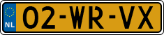 License plate of the Netherlands, Trailers