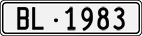 License plate of Switzerland, Cars