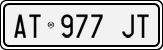 License plate of Italy, Cars (1994 year series)