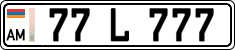 License plate of Armenia, Privately owned trailers