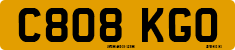 License plate of the United Kingdom, 1983 year system