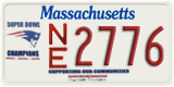 Massachusetts, Specialty plates (AB 1234)