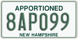 New Hampshire, Apportioned (XXXXXX)