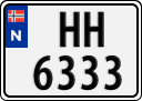 License plate of Norway, Trailers, motorcycles, special vehicles