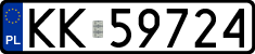 License plates of Poland, Regular car plates