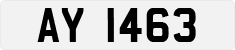 License plate of Guernsey, Alderney