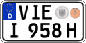 German license plate, Plates for oldtimers (type 