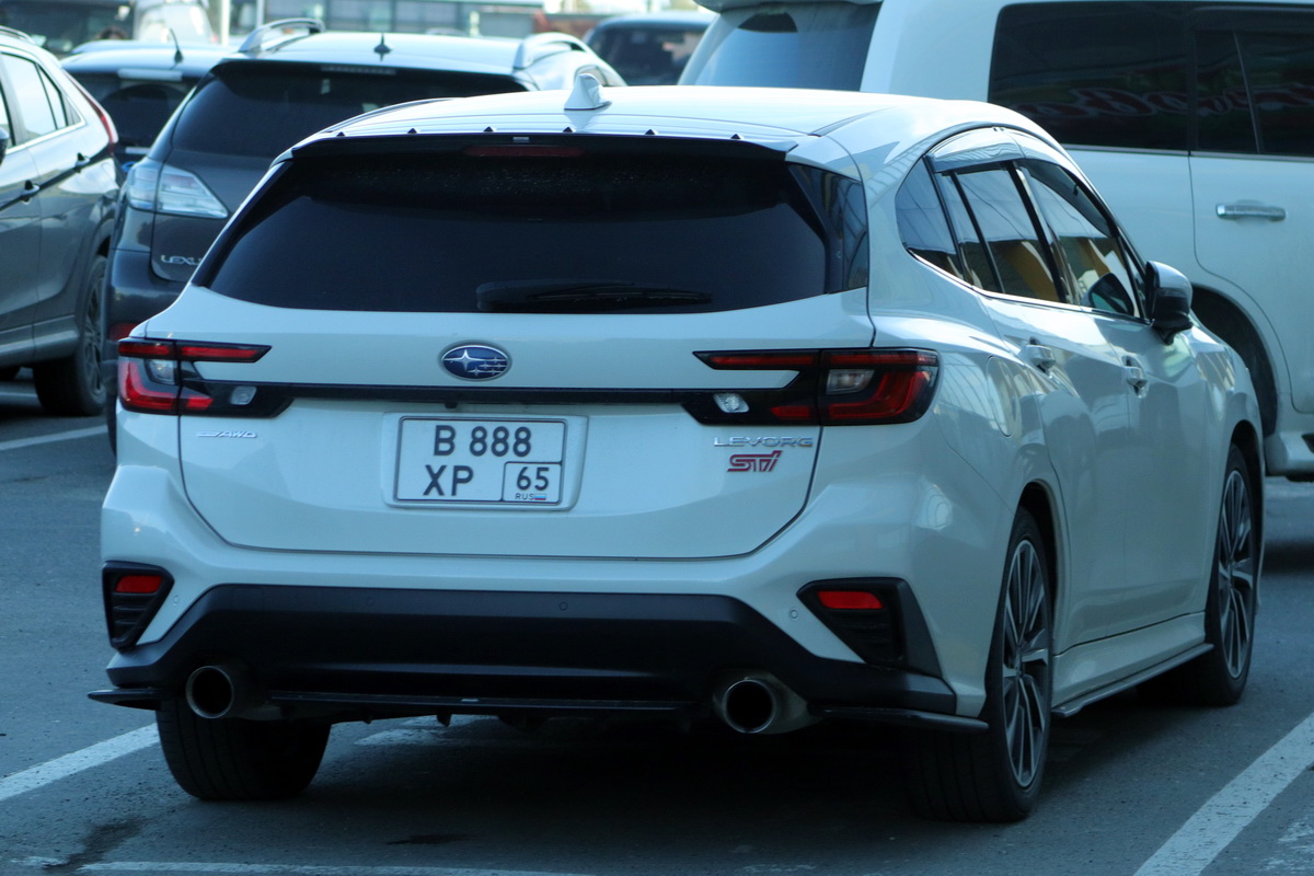 в 888 хр 65, Subaru Levorg 2nd gen (VN), 2020–