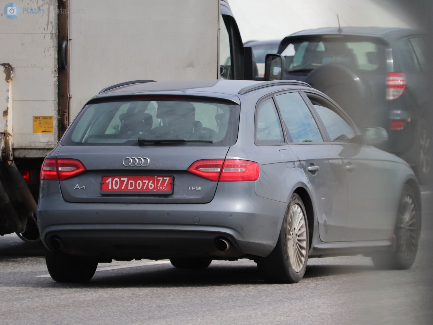 107 D 076 77, Audi A4 4th gen Avant (B8/8K5), facelift, 2012–2016