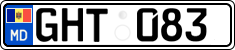 License plate of Moldova, Cars (2015)