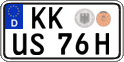 German license plate, Plates for oldtimers (type 