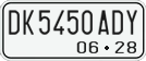 License plate of Indonesia, Motorcycles