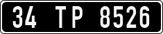 License plate of Turkey, Government and public administrations