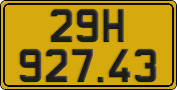 License plate of Vietnam, Commercial vehicles
