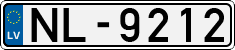 License plate of Latvia, Regular car plates
