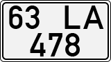 License plate of Turkey, Regular plates