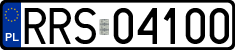 License plates of Poland, Regular car plates