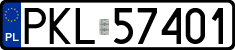 License plates of Poland, Regular car plates