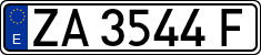 License plates of Spain, 1971 year series