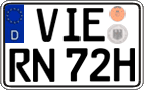 German license plate, Plates for oldtimers (type 