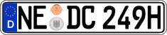 German license plate, Plates for oldtimers (type 