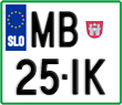 License plate of Slovenia, Motorcycles