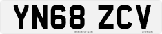 License plate of the United Kingdom, 2001 year system
