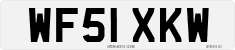 License plate of the United Kingdom, 2001 year system