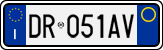 License plate of Italy, Cars (1994 year series)