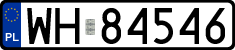License plates of Poland, Regular car plates