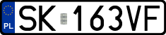 License plates of Poland, Regular car plates