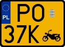 License plates of Poland, Oldtimers